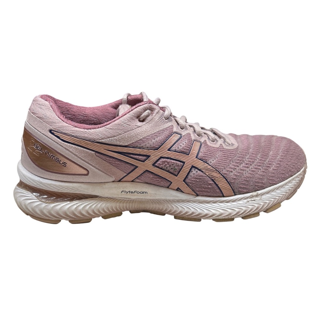 Asics Gel-Nimbus 22 Women 9 Running Shoes Rose Petal Ginger Peach 1012A587